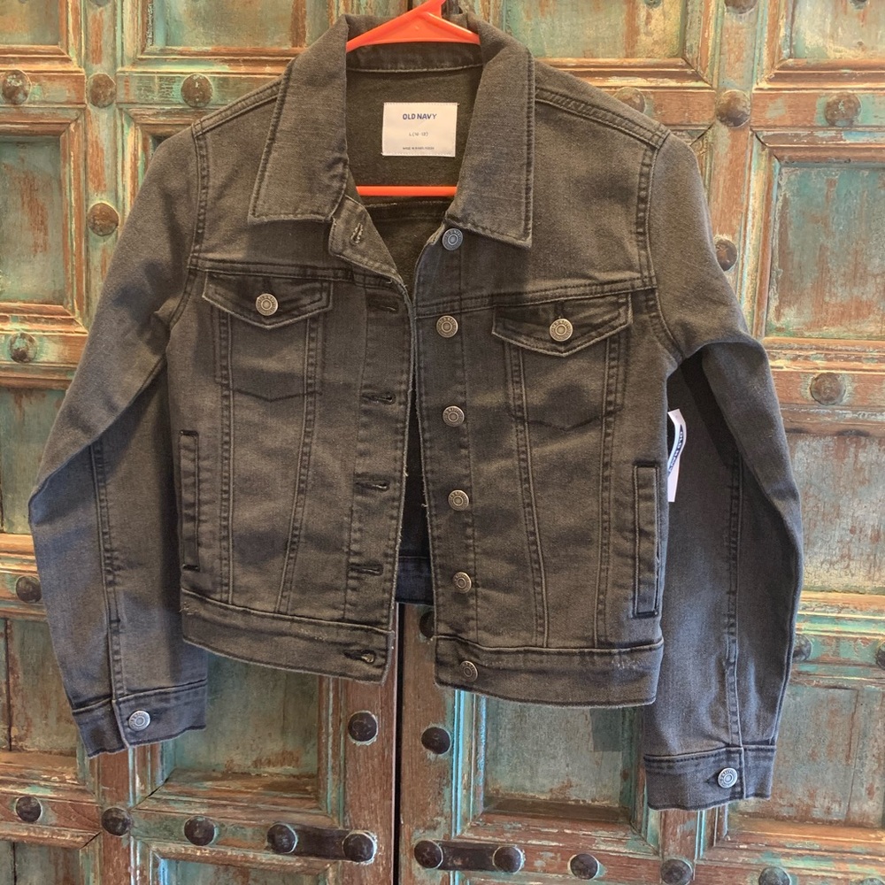 Light Black Denim Jacket - NWT